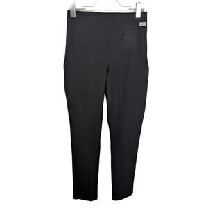 Max Mara Leisure Black Sfinge Bistretch Nylon Crop Water Repellant Small NWT
